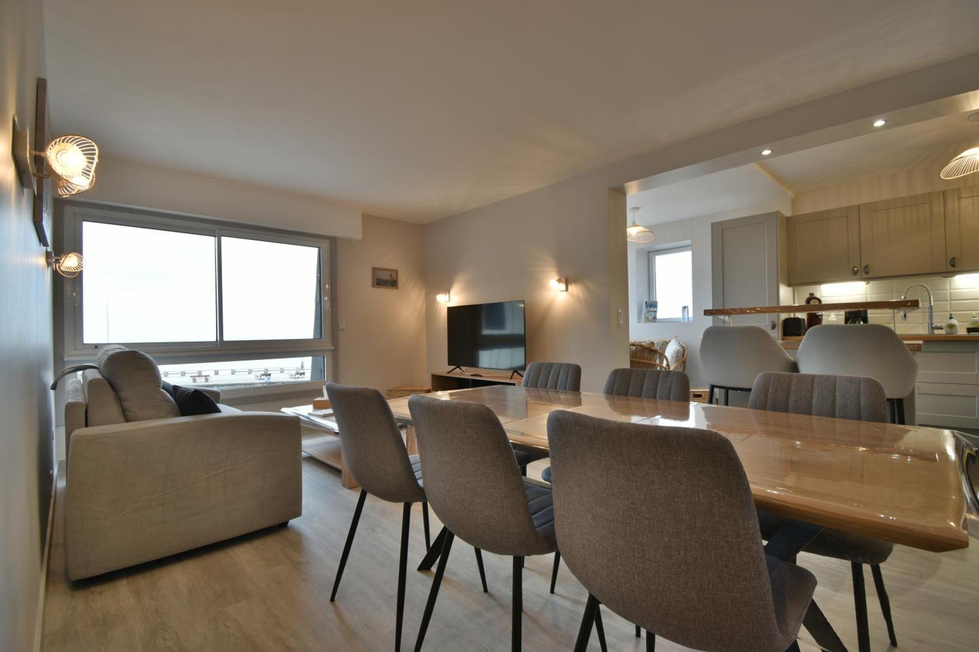 Appartement Renove Avec Vue Sur Mer A Fecamp ! Exteriör bild
