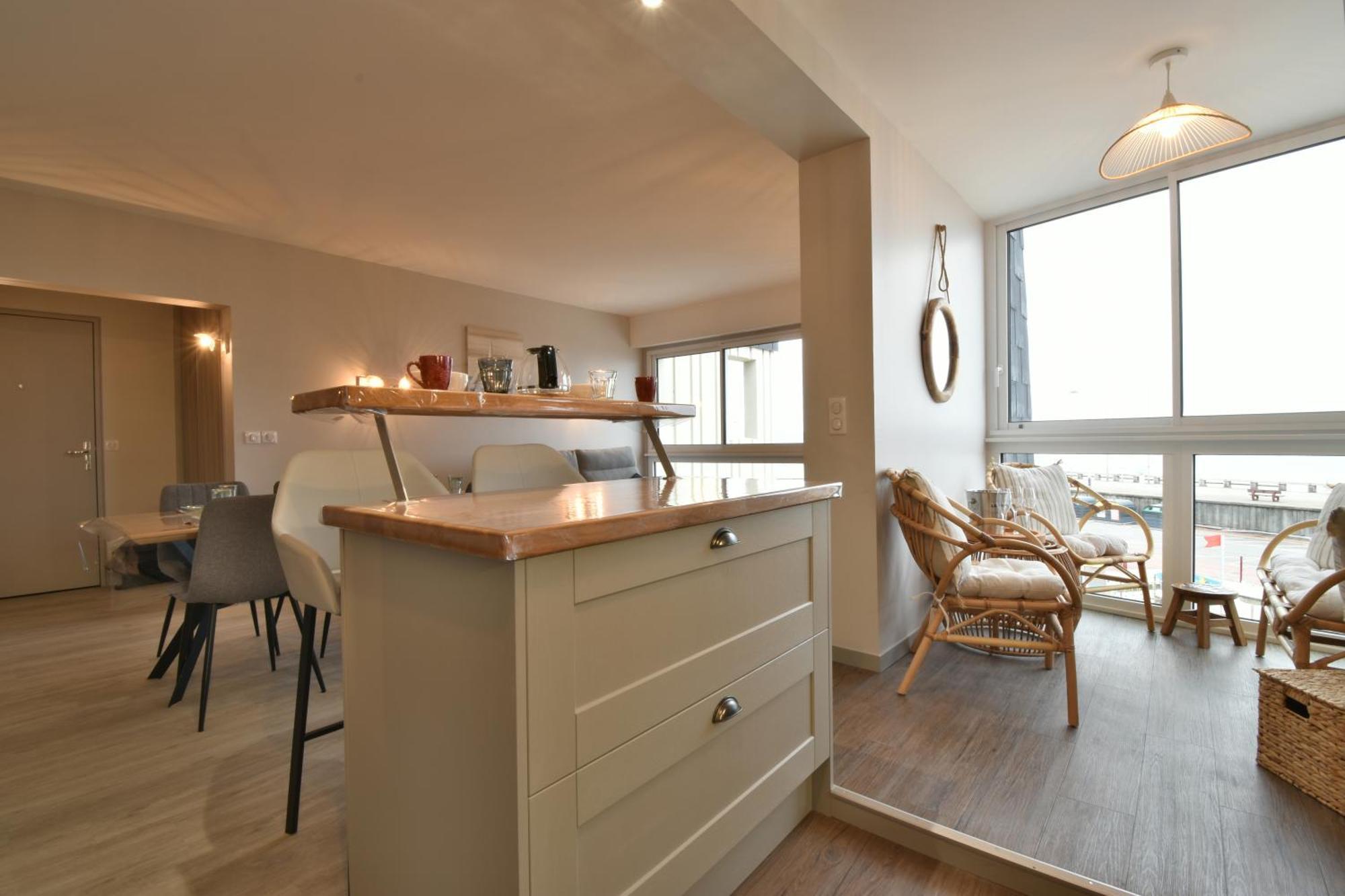 Appartement Renove Avec Vue Sur Mer A Fecamp ! Exteriör bild